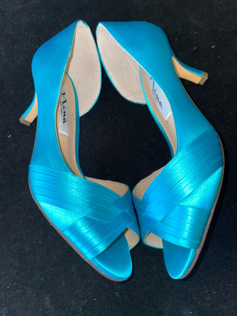 ❤️ PROM Women’s NWOT NINA IN BOX Mid-Heel Contesa Pump Shoes Sz 6M - Picture 9 of 16
